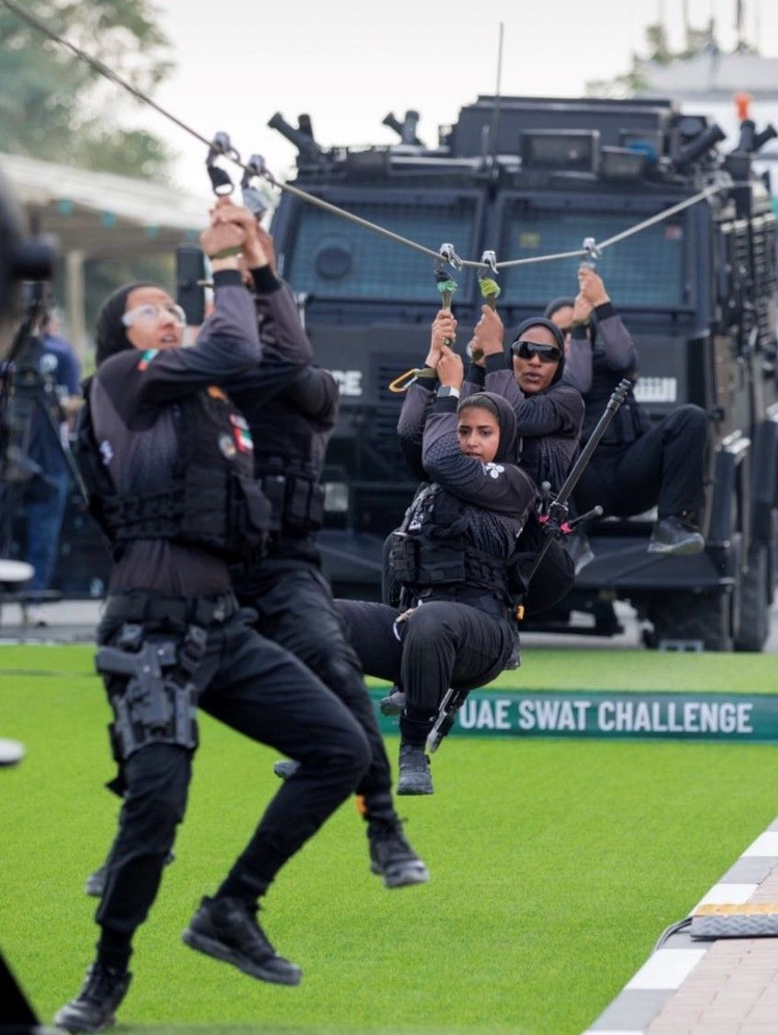 Slideshow Dubai Police Women Only SWAT Team Participates In 2023 UAE   SWAT 1 (8) 